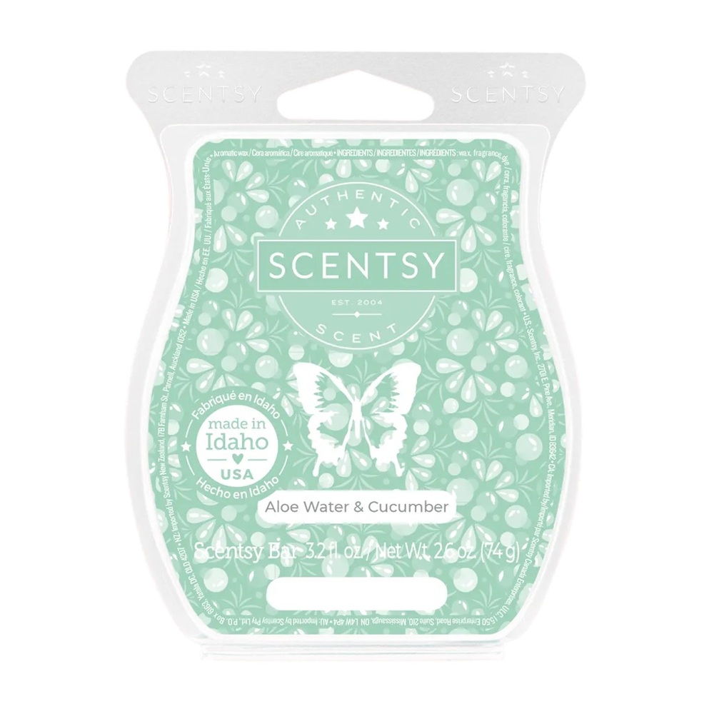 Scentsy Aloe Water & Cucumber Wax Bar 🥒